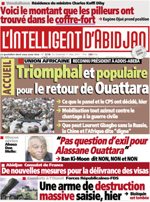 L’intelligent d’Abidjan N° 2218