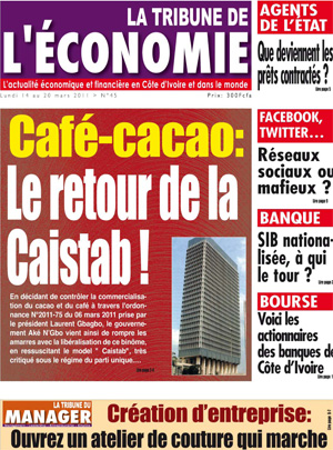 La Tribune de l’Economie N° 45