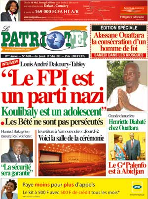 Le Patriote N° 3450