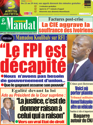 Le Mandat N° 520