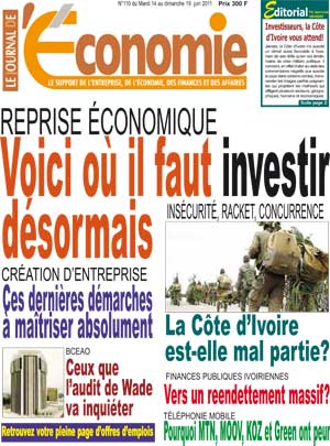 Le Journal De L’Economie N° 110
