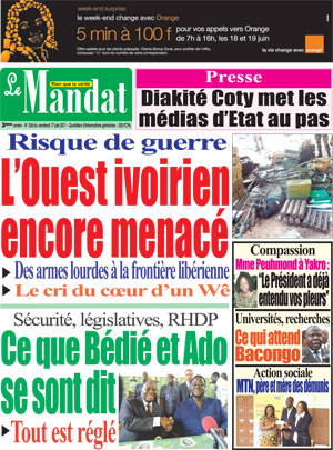 Le Mandat N° 538
