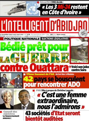 L’intelligent d’Abidjan N° 2278