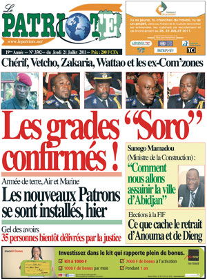 Le Patriote N° 3502