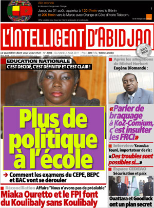 L’intelligent d’Abidjan N° 2306