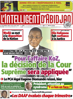 L’intelligent d’Abidjan N° 2309