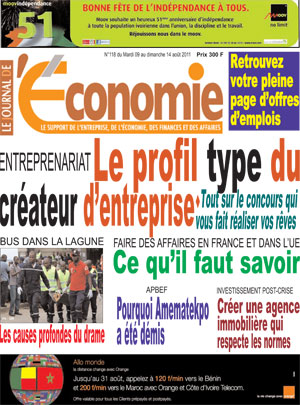Le Journal De L’Economie N° 118