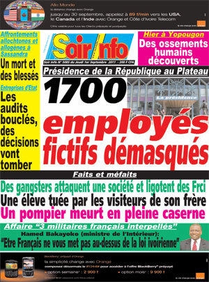 Soir Info N° 5085