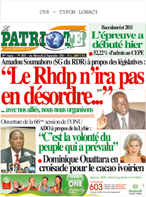 Le Patriote N° 3551