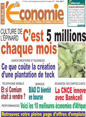 Le Journal De L’Economie N° 125