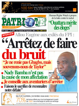 Le Patriote N° 3559