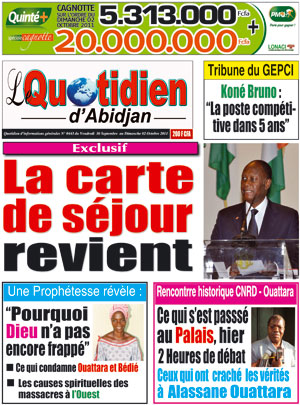 Le Quotidien d’Abidjan N° 443