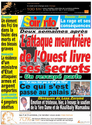 Soir Info N° 5110
