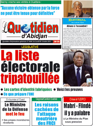 Le Quotidien d’Abidjan N° 444
