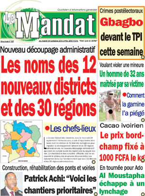 Le Mandat N° 627