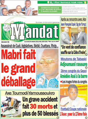 Le Mandat N° 641