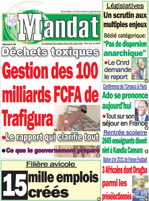 Le Mandat N° 643