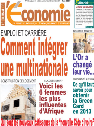 Le Journal De L’Economie N° 130