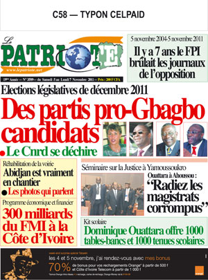 Le Patriote N° 3589