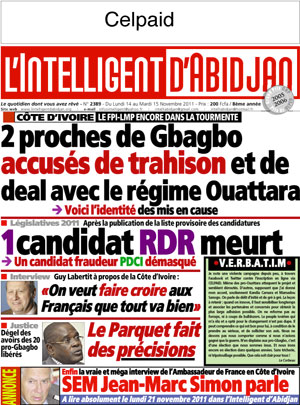L’intelligent d’Abidjan N° 2389