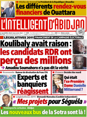L’intelligent d’Abidjan N° 2396