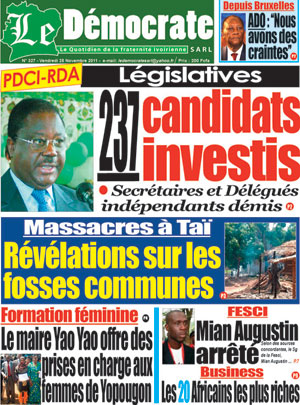 Le Democrate N° 327