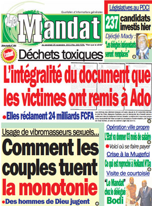 Le Mandat N° 664