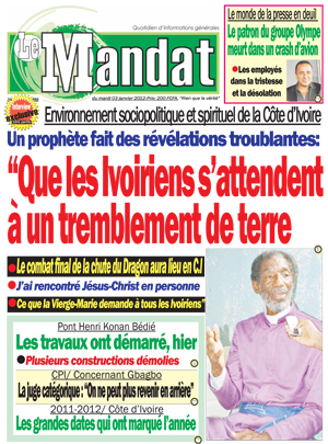 Le Mandat N° 688
