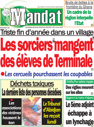 Le Mandat N° 701
