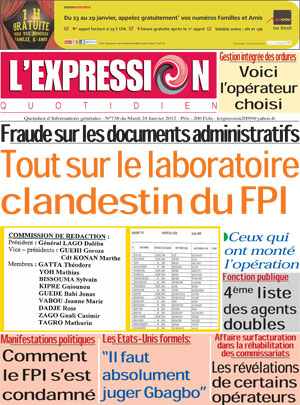 L’expression N° 738