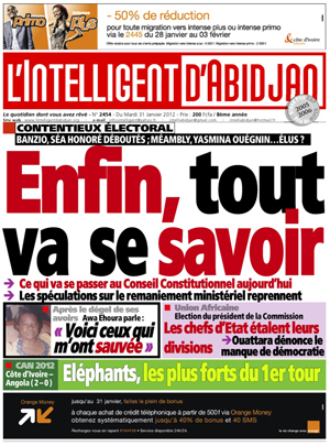 L’intelligent d’Abidjan N° 2454