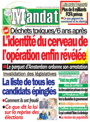 Le Mandat N° 712