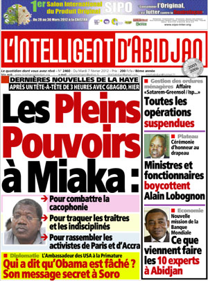 L’intelligent d’Abidjan N° 2460