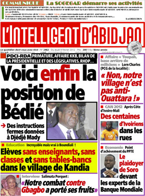 L’intelligent d’Abidjan N° 2462