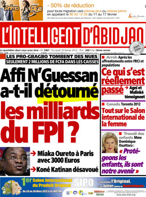 L’intelligent d’Abidjan N° 2467