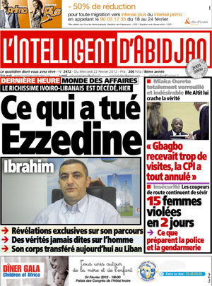 L’intelligent d’Abidjan N° 2472