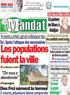 Le Mandat N° 729