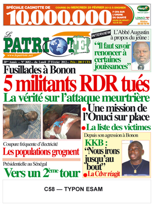 Le Patriote N° 3683