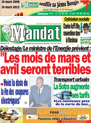 Le Mandat N° 736