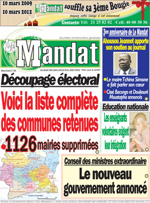 Le Mandat N° 740