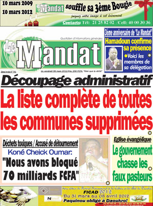 Le Mandat N° 741