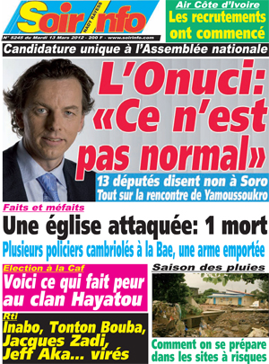 Soir Info N° 5245