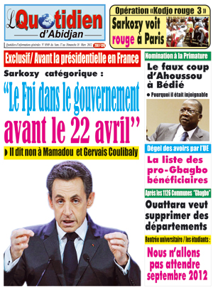 Le Quotidien d’Abidjan N° 569