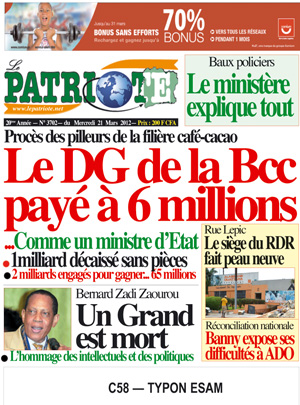 Le Patriote N° 3702