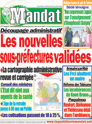 Le Mandat N° 763