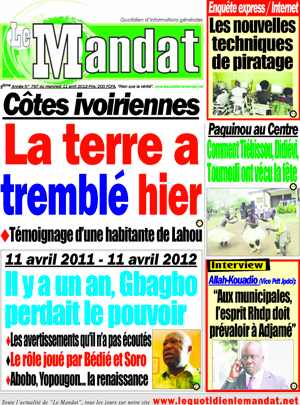 Le Mandat N° 767