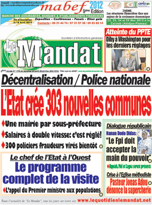 Le Mandat N° 775