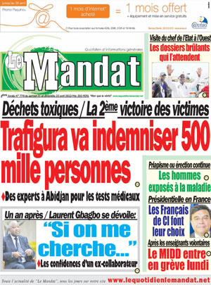 Le Mandat N° 776