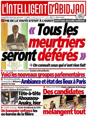 L’intelligent d’Abidjan N° 2524