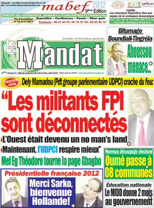 Le Mandat N° 788